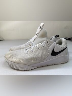 Nike Air Zoom Hyperace 2 Volleyball Shoes Women's 8T White Athletic Sneakers
